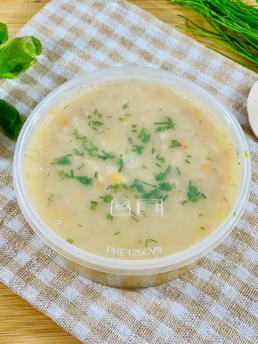 Opätovne použiteľné ploché PP veko pre 350, 500 ml nádobky, 50 ks.,