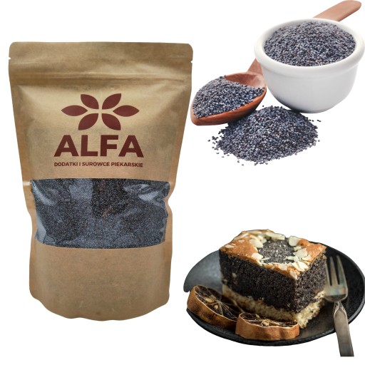 Mak modrý, čistý 1kg 1000g NATURAL