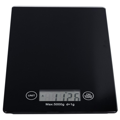KUCHYNSKÁ VÁHA presná na váženie a meranie, elektronická, čierna, 5 kg