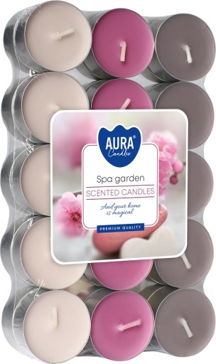 Ohrievače vonných sviečok Bispol Aura p15-30-254 GARDEN SPA - 30 kusov