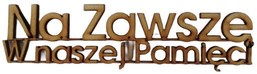 Prívesková dekorácia ku kytici sviečky FOREVER IN ..