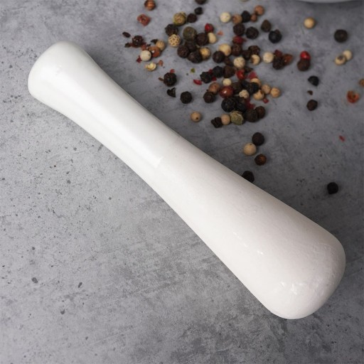 Porcelánový kuchynský mažiar s paličkou na mletie pesto korenia