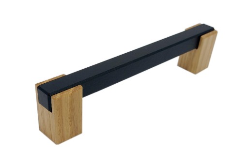 Drevená dubová nábytková úchytka Zábradlie, dĺžka 100mm, veľ. 80mm POLSKÝ VÝROBOK