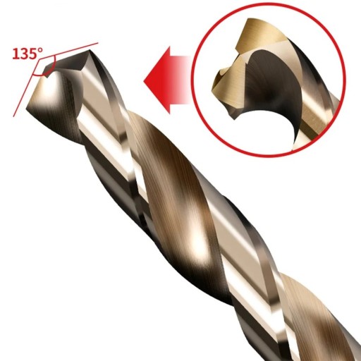Kobaltový vrták HSS-Co M35 na vŕtanie do kovu 3 mm
