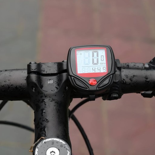 BICYKLOVÝ PULT VODEODOLNÝ DISPLEJ 14 LCD FUNKCIÍ RÝCHLOSŤ NAJETÝCH KM