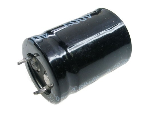 KONDENZÁTOR 100uF-400V/22X32/105C LEAGUER