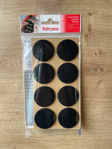 Samolepiaca plstená podložka 38mm 8 ks