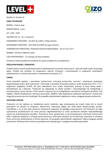 Plastifikátor na betón 1L vyhrievané potery L+39