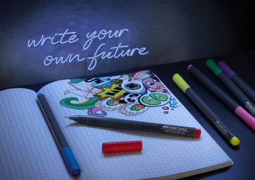 Grip Finepen Faber-Castell jemné linky - 5 farieb