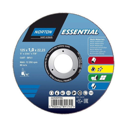 NORTON ESSENTIAL rezací kotúč 125x1,0