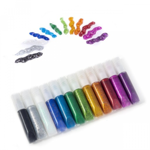 GLITTER GLITTER 12 FARIEB 6 ml KIDEA