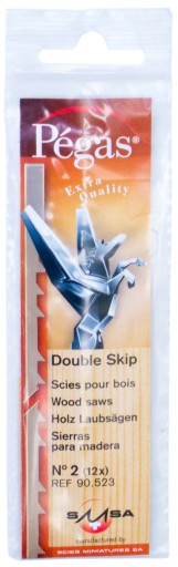Pílové listy Pegas DOUBLE SKIP, veľkosť 9,530