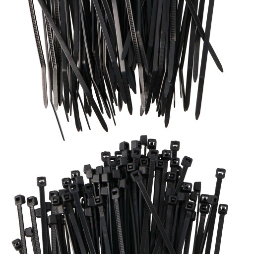 1000x sťahovacie pásky Káblové pásky Zipsy 2,5 x 100 mm Silné UV sťahovacie pásky