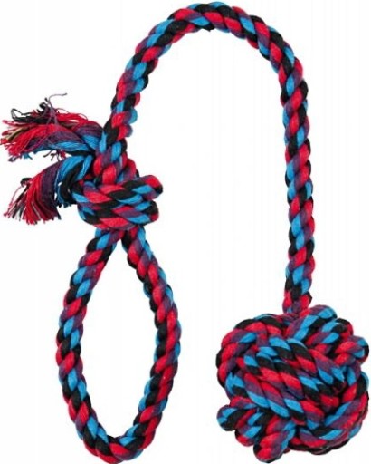 Trixie ROPE so zapletanou BALL Denta Fun 50cm
