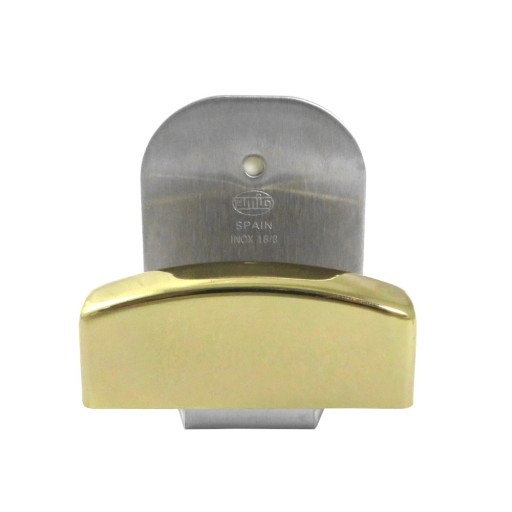 INOX zlatý samolepiaci vešiak na háčik 50x40x37mm
