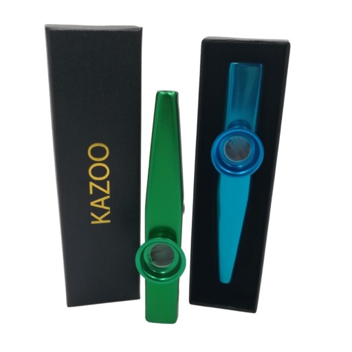 Zelené KAZOO CASE, membrány ZDARMA, kovové