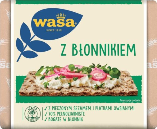 WASA snack chrumkavý chlieb S VLÁKNINOU 230G