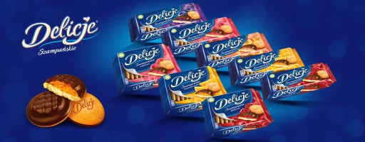 Delicje Szampańskie s príchuťou bobule 147 g