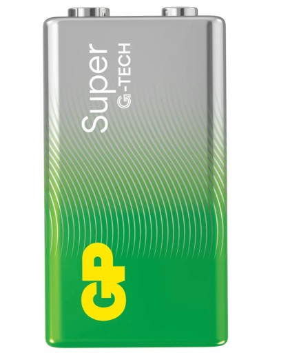 GP Super Alkaline Block Battery 9V 6F22 6LR61 1 ks