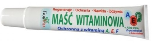 Vitamínová masť 20ml vitamín A, E, F + Aloe GORVITA