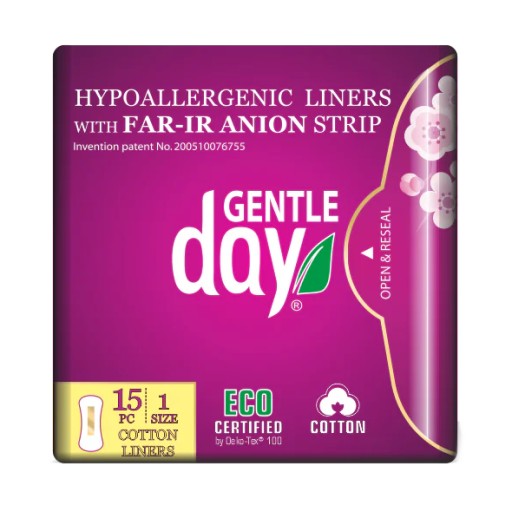 GENTLE DAY ANION hygienické vložky 15ks EKO
