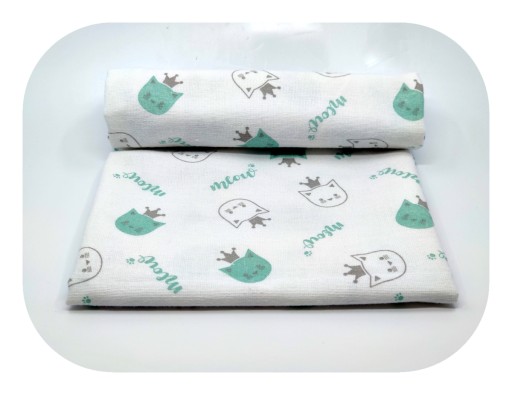 EGA flanelové plienky Farebné flanelové plienky 70x80 Cats Kittens Cat PL