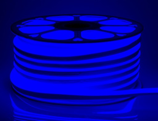 LED pásik 230V 8W IP68 NEON BLUE 1 meter