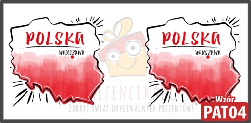 Hrnček Patriota POLAND VARŠAVA Biely