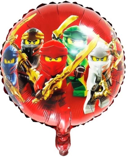 NINJAGO FÓLIOVÝ BALÓN NINJA GO NARODENINY 45 cm N1