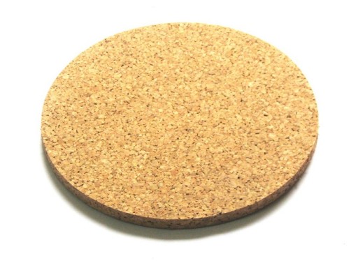 PODLOŽKA KRUHÁ KORKOVÁ Ø15 CM HRÚBKA 7 MM 2 KS.