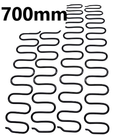 Vlnová pružina ZIG-ZAG A 700mm 1ks posteľ pohovka rohová pohovka 70 cm