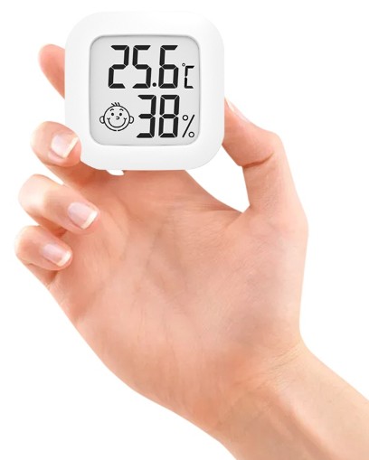Meteostanica, digitálny izbový teplomer, vlhkomer