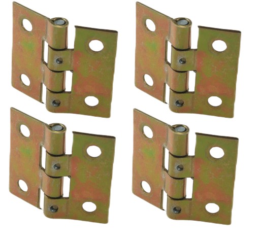 Nábytkový opletený pánt 2,5cm 25x25mm, sada 4 ks.