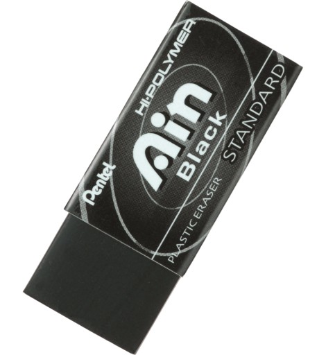Guma na ceruzky AIN Black Pentel ZEAH06, čierna