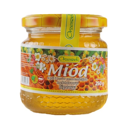 Lipový nektárový med Orzeszek 250 g