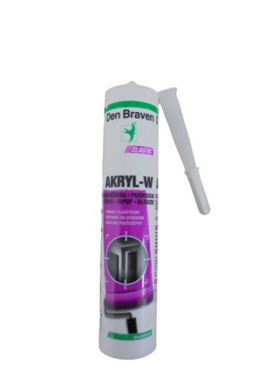 ACRYLIC-W tesniaci tmel DEN BRAVEN WHITE