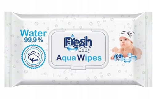 Fresh Baby vlhčené obrúsky 60 ks