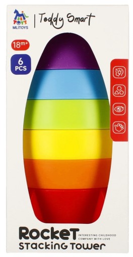 PYRAMÍDA RAKETOVÁ VEŽA RAINBOW VEŽA