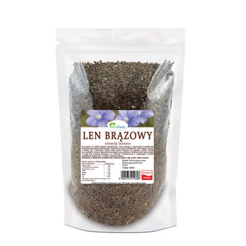 Hnedé ľanové semienko (ľanové semienko) 500g