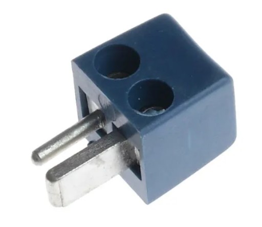 Zástrčka reproduktora DIN2 MINI, sada 10 kusov, zelená, modrá (1013)