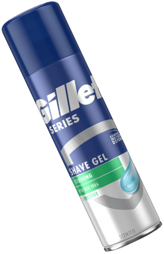 GILLETTE GÉL NA HOLENIE.SÉRIA 200 ml SENSITIVE ALOE VERA
