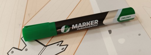 Permanentný popisovač fixačný fix K2 GREEN stavebný popisovač 1 ks