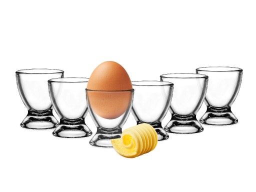 6x POHÁR NA LIKÉRY, VODKU, STOJAN NA VAJCIA