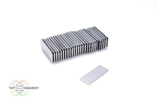 Neodymový tanierový magnet MPŁ 25x10x1 N38 10 ks