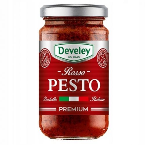 Pesto Rosso talianska pasta zo sušených paradajok 190g Develey omáčka s bazalkou
