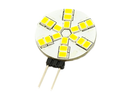 G4 18 LED žiarovka 12V DC 2835 3W 350lm tepl