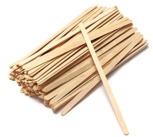 Jednorazové drevené miešadlá 18 cm 1000 kusov Eco