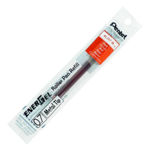 Náboj Pentel Energel 0,7mm LR7 červený