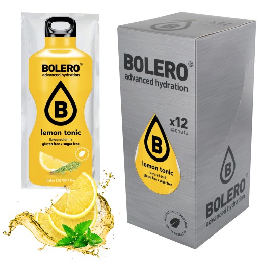Bolero instantný citrónový tonik s nulovým obsahom cukru