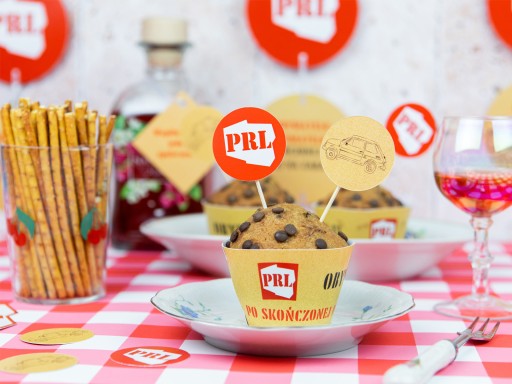 Návleky na cupcake počas Poľskej ľudovej republiky, 6 ks